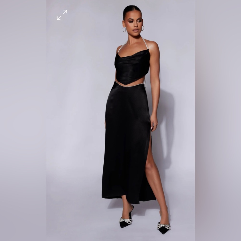 Meshki Silk Long skirt